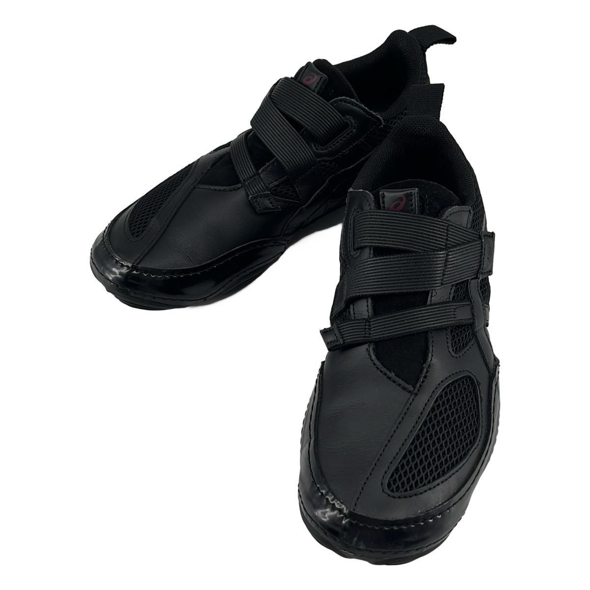 ISSEY MIYAKE / イッセイミヤケ | × Asics / アシックス Hyper Taping / ロゴ ベルクロストラップ スニーカー | 25.0 | ブラック | レディース