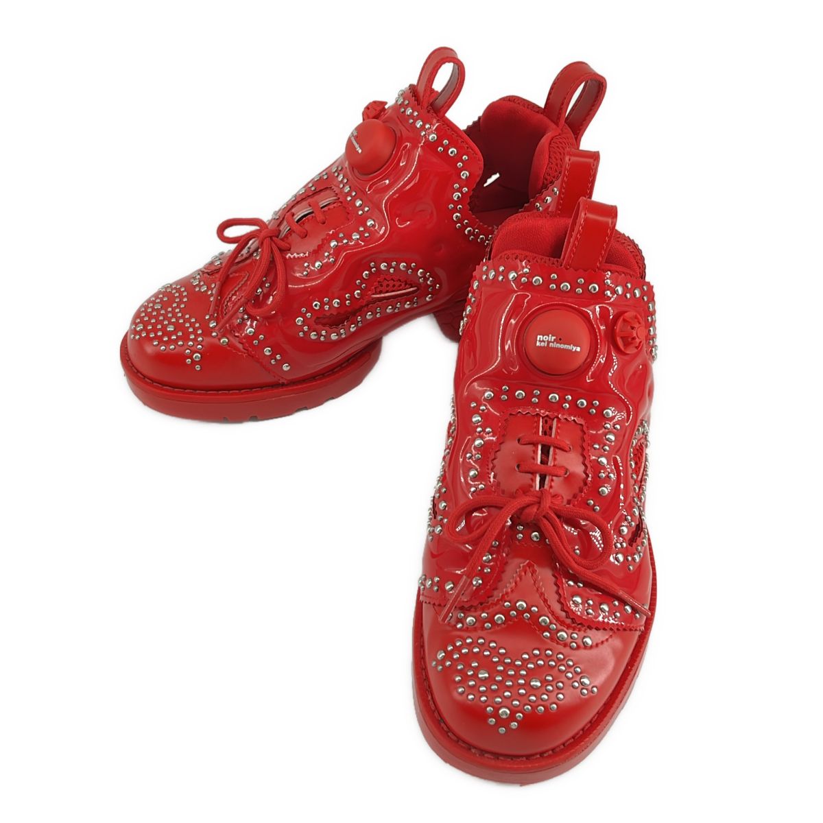 【美品】 noir kei ninomiya / ノワールケイニノミヤ | × REEBOK IPF DRESS PUMP FURY スタッズ スニーカー | 24 | レッド | レディース