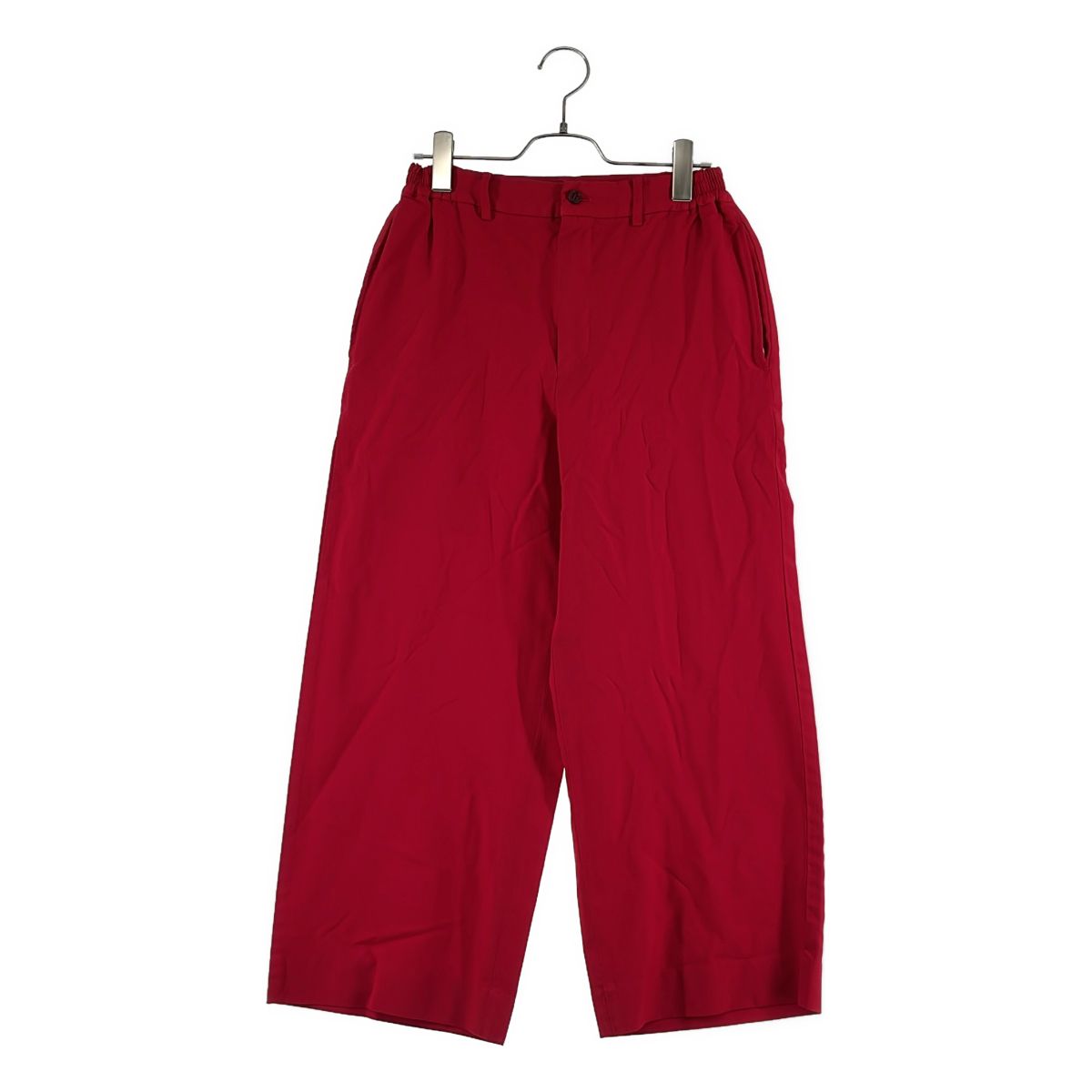 【美品】 COMME des GARCONS COMME des GARCONS / コムコム | 2025AW | 製品加工 テーパードパンツ | XS | レッド | レディース