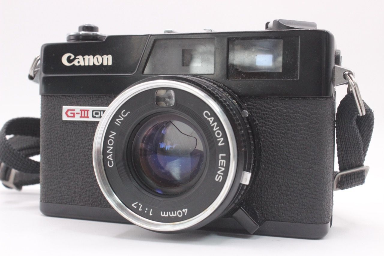 キヤノン CANON Canonet QL17 G-III QL ブラック #7221@b RO4977