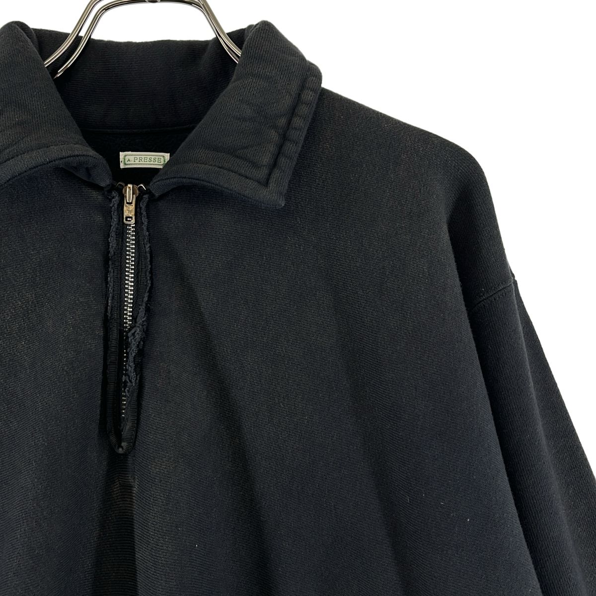 A.PRESSE / アプレッセ | 2024AW | Vintage Half Zip Sweat Shirt