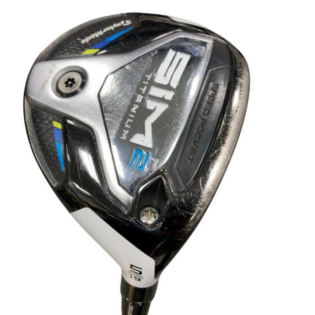 【中古】 テーラーメイド SIM2 5W USA フェアウェイウッド FW 純正特注シャフト (フレックスS) メンズ 男性用 右利き 右用 Dランク ゴルフクラブ