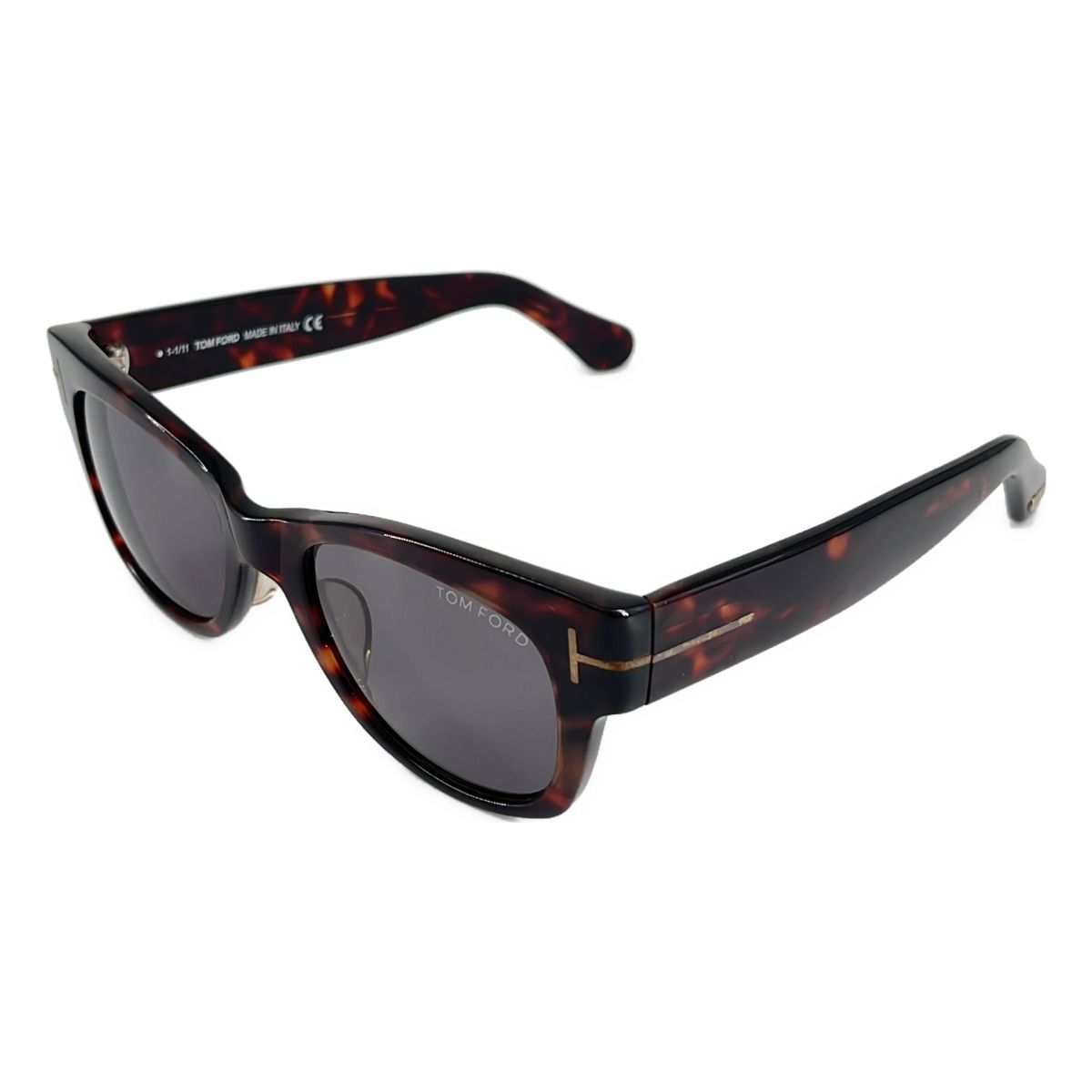 【美品】 TOM FORD / トムフォード | TF58 / Cary / サングラス アイウェア / ユニセックス | 52□20 | ブラウン | メンズ