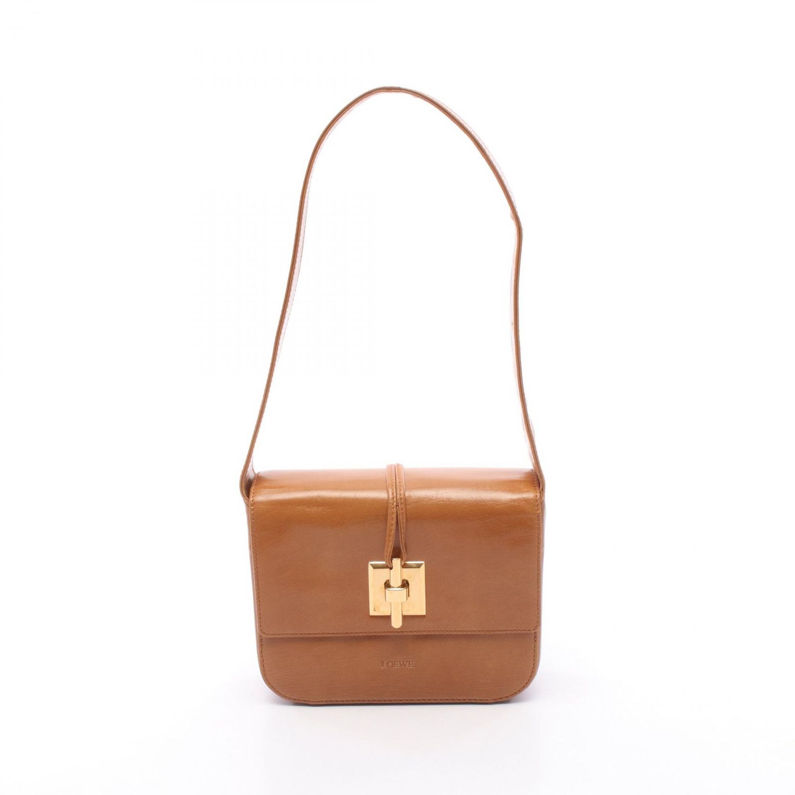 ロエベ LOEWE ショルダーバッグ ショルダーバッグ ブラウン レザー