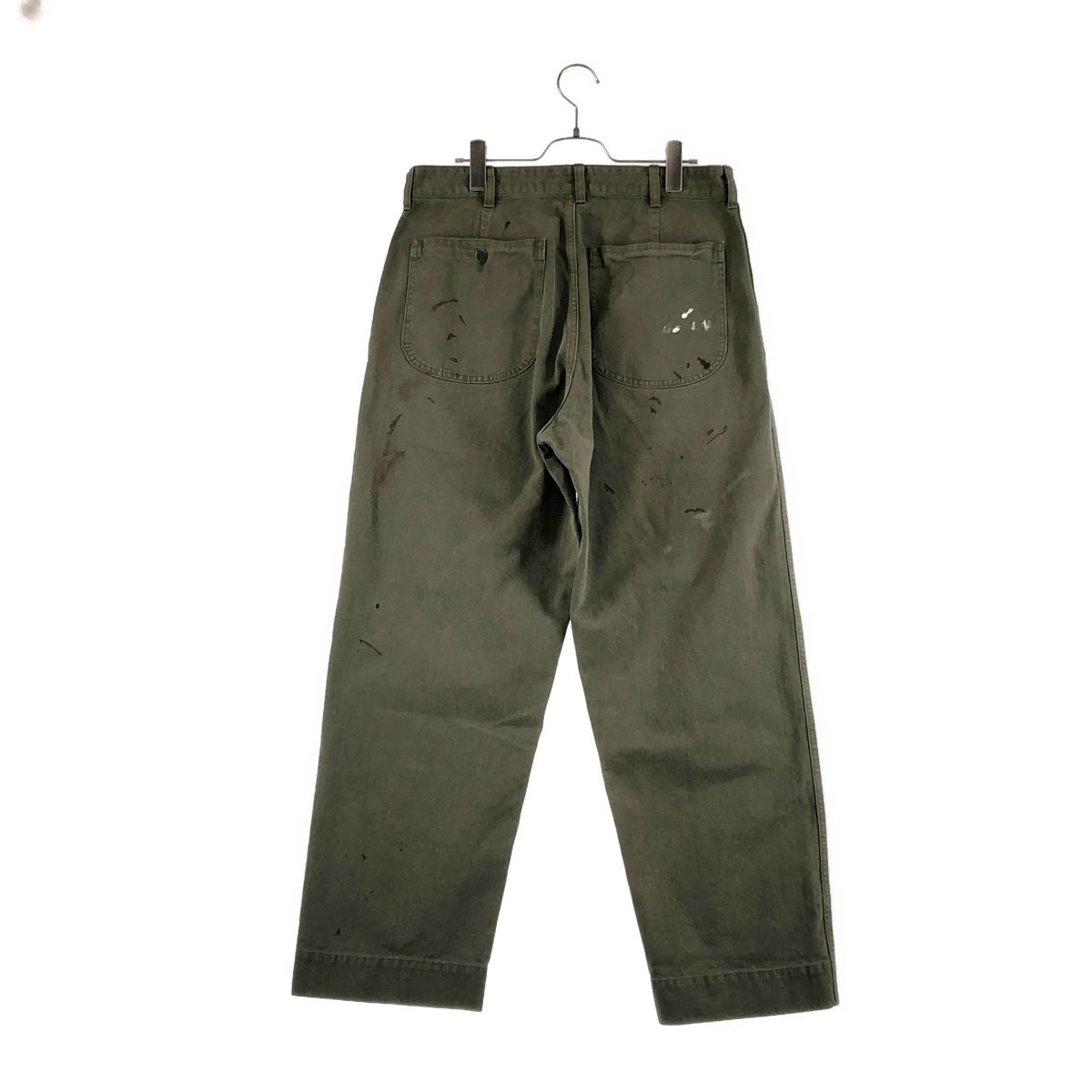 美品】 HERILL / ヘリル | USMC HBT Pants / ペンキ加工 ヘリンボーン 