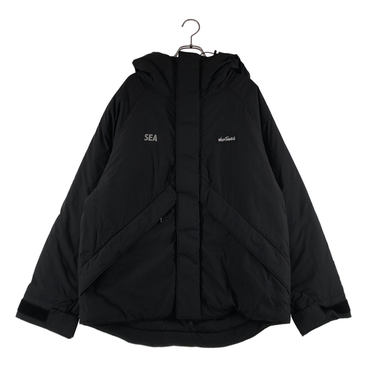 【美品】 WIND AND SEA / ウィンダンシ― | 2022AW | × WILDTHINGS / ワイルドシングス Denari jacket / デナリジャケット フーディ | L | ブラック | メンズ