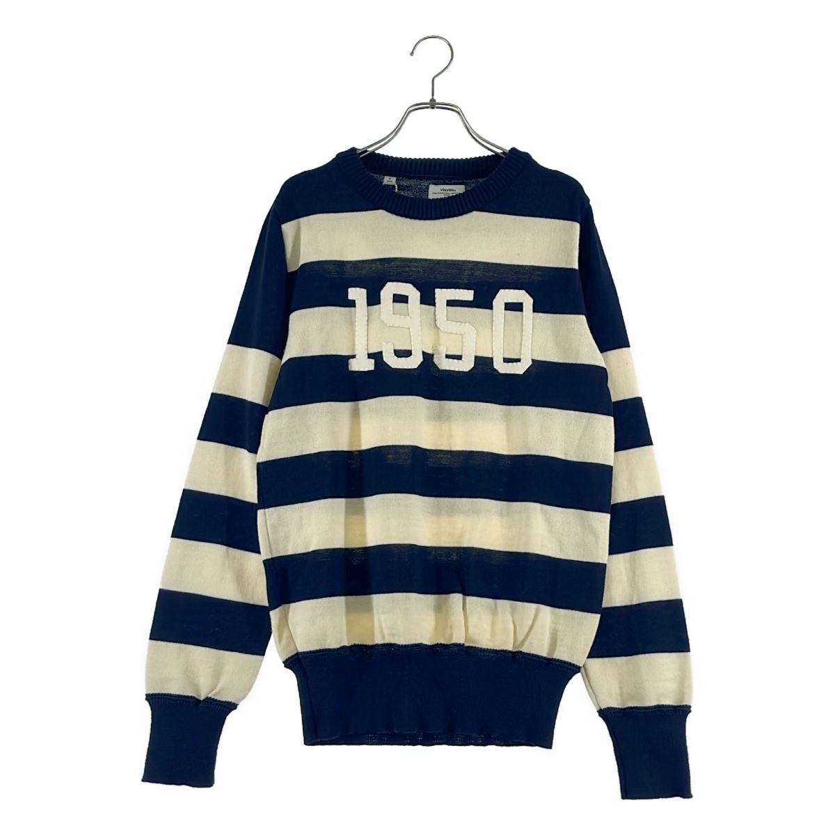 美品】 visvim / ビズビム | CREW NECK SWEATER ウール ボーダー 