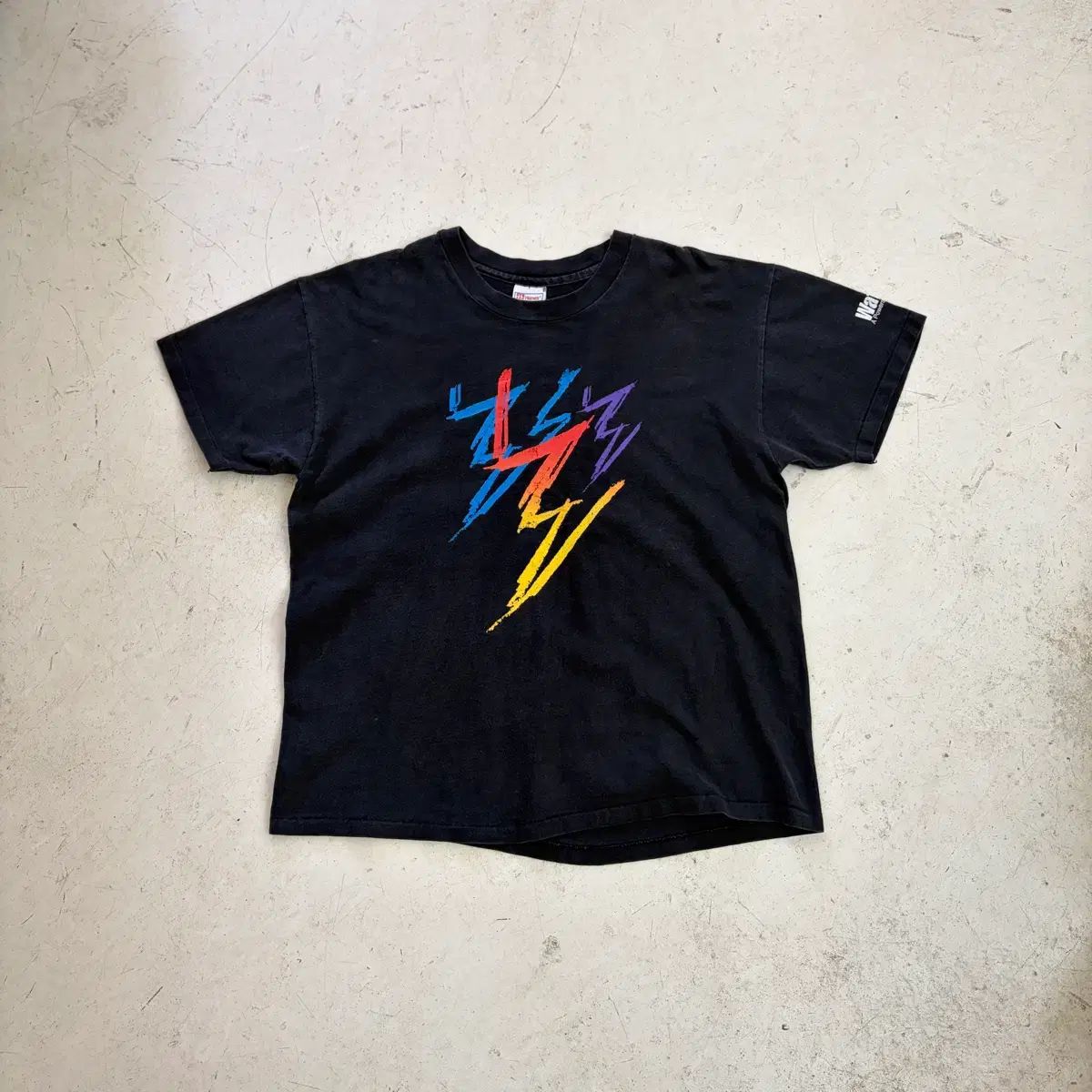 90s USA HANES(ヘインズ) 왓컴 소프트웨어 シングルステッチ 半袖Tシャツ XL
