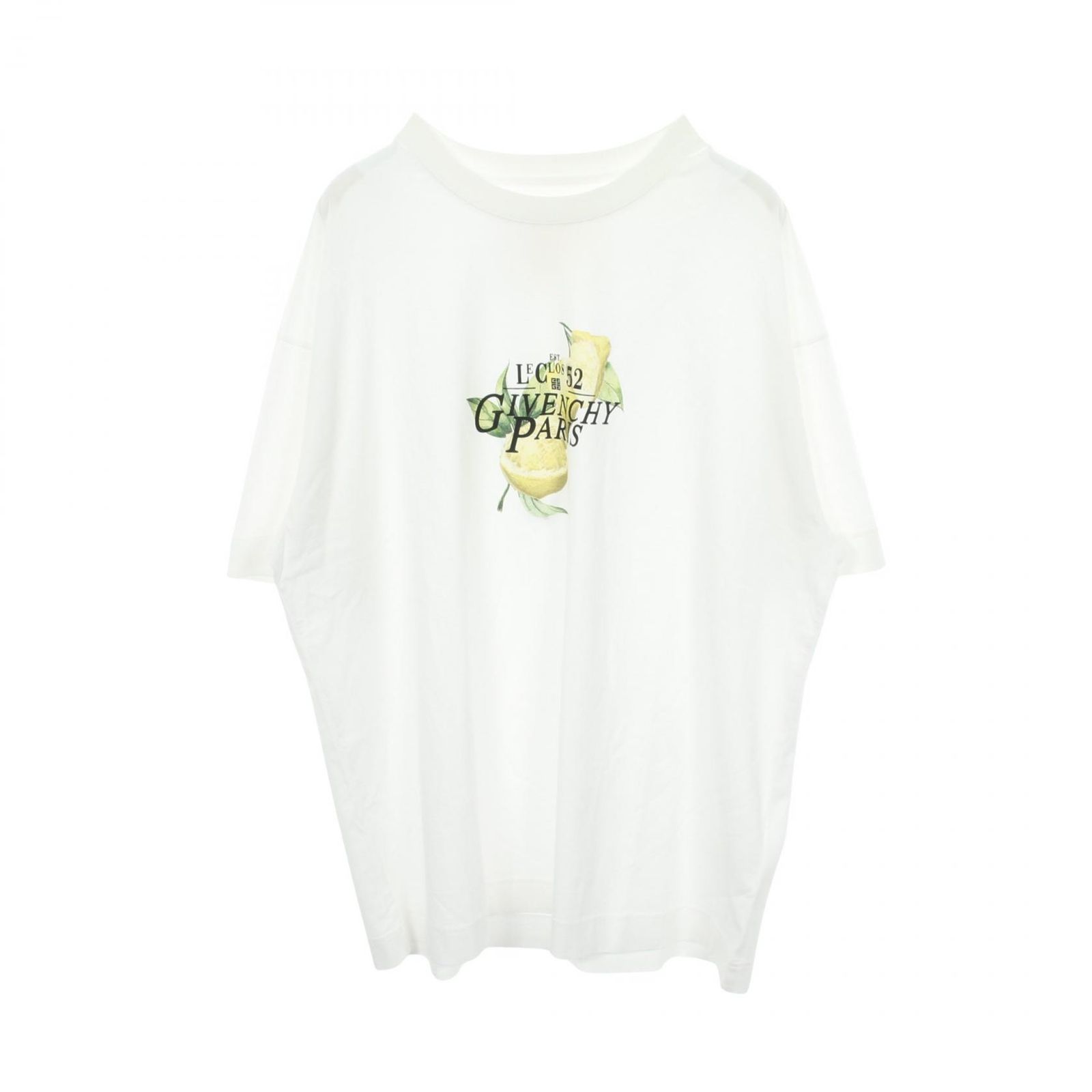 ジバンシィ GIVENCHY 半袖Tシャツ レモン BM71JA3YN6 ホワイト