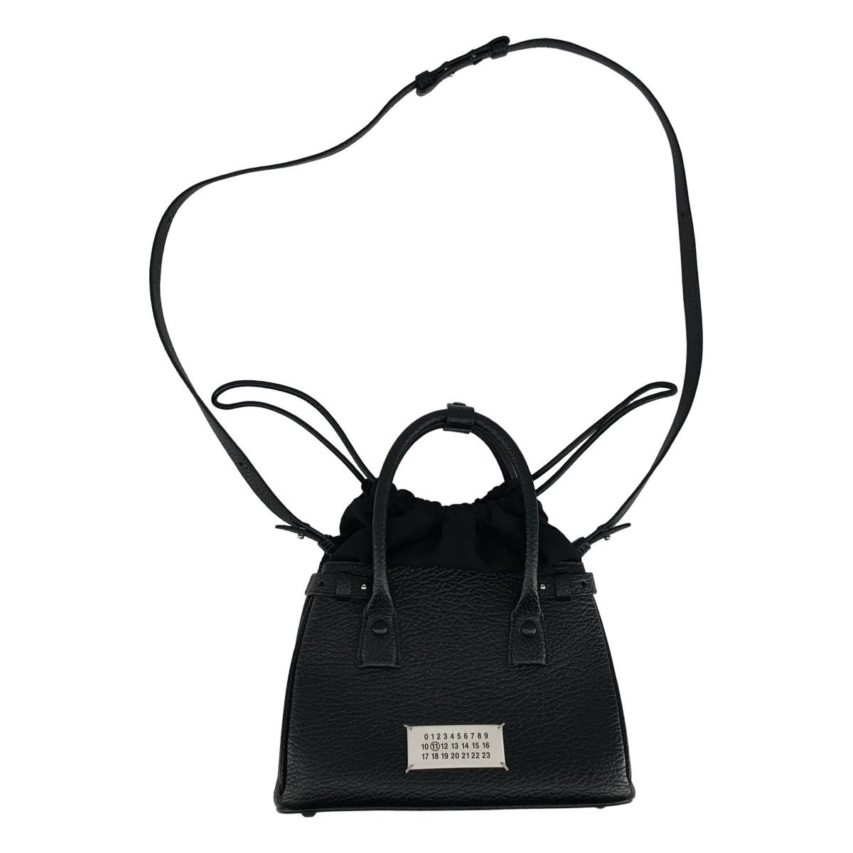Maison Margiela / メゾンマルジェラ | 5AC DRAWSTRING MINI BAG ショルダーバッグ | ブラック | レディース