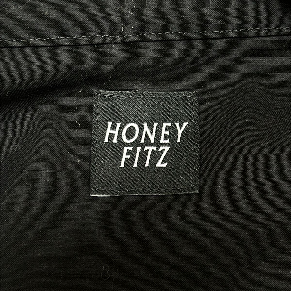 【美品】  None / | HONEY FITZ / ハニーフィッツ CORDURA / コーデュラ ナイロン ロゴ ジャケット | M | ブラック | メンズ 美品】 None / | HONEY FITZ / ハニーフィッツ CORDURA / コーデュラ