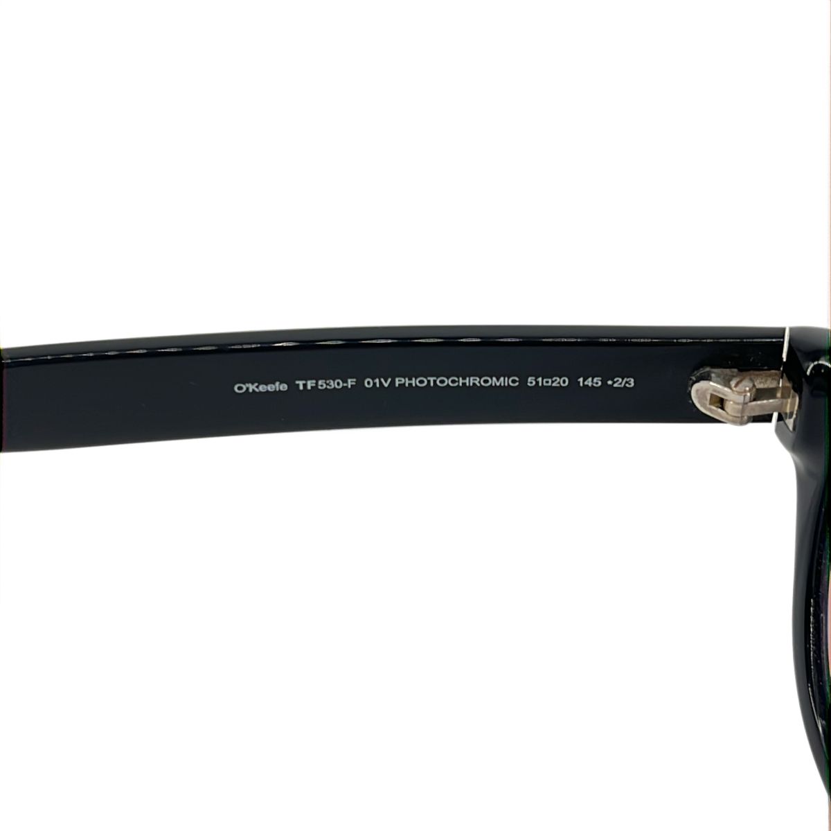 【美品】  TOM FORD / トムフォード | TF530 / O Keefe / アイウェア メガネ / ユニセックス | 51□20 | ブラック 美品】 TOM FORD / トムフォード | TF530 / O Keefe / アイウェア
