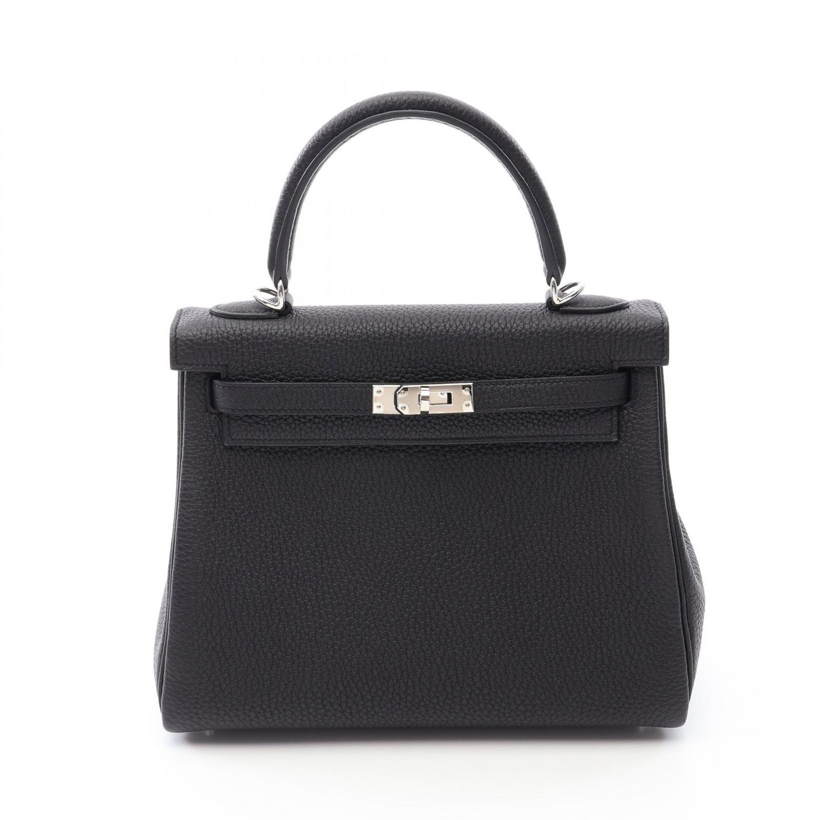エルメス HERMES ハンドバッグ ケリー25 トゴ レザー ケリー25 ブラック レディース Used A