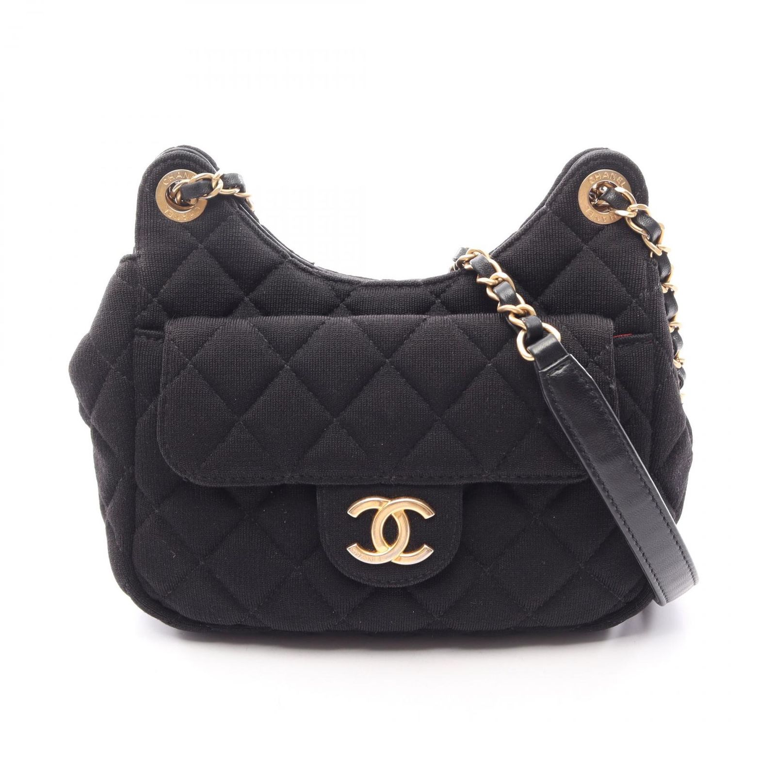 シャネル CHANEL ショルダーバッグ マトラッセ スモール ホーボーバッグ ブラック その他 マトラッセ スモール ホーボーバッグ レディース Used B
