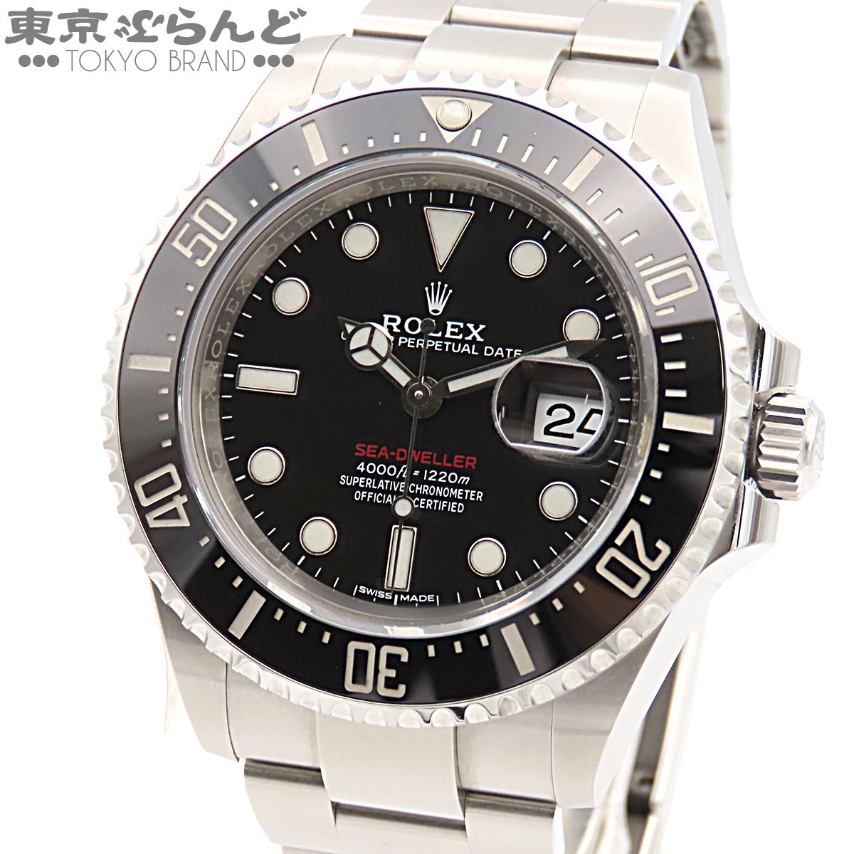 ロレックス ROLEX シードゥエラー 126600 ブラック SS 赤シード MK1