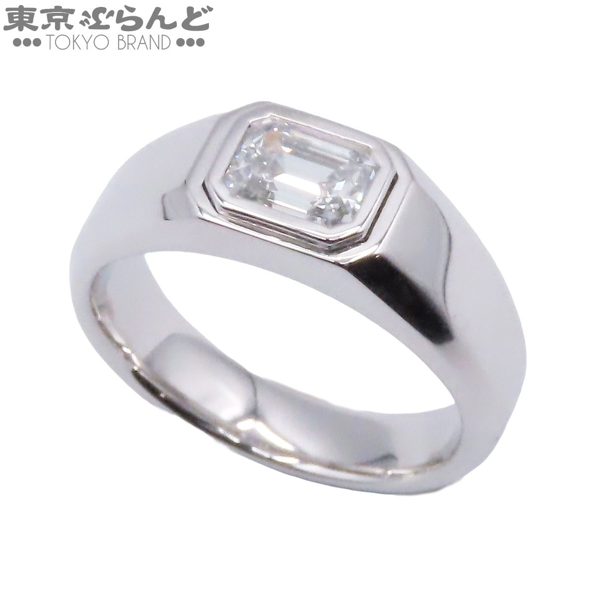ティファニー TIFFANY&Co. チャールズティファニーセッティング プラチナ ダイヤモンド Pt950 1.02ct 16.5号相当 G VS1 リング・指輪 メンズ 仕上済 101871461