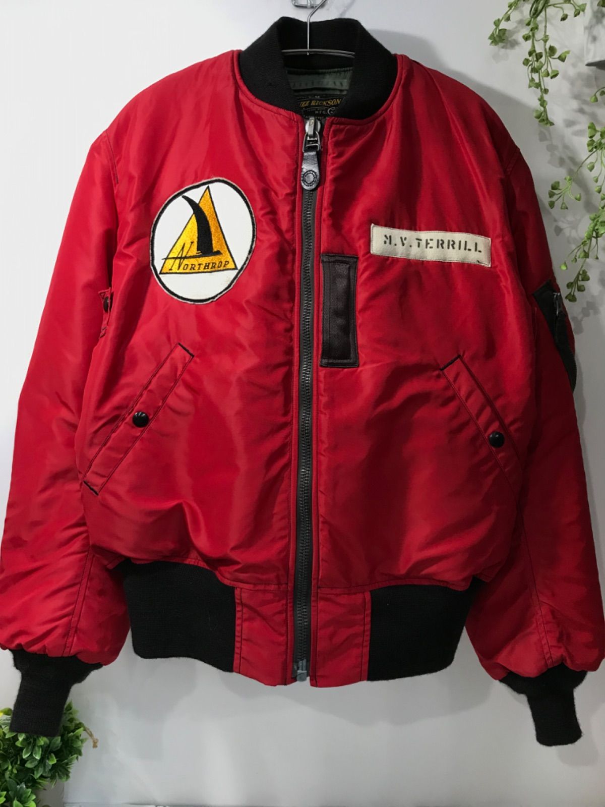 BUZZ RICKSON'S type RED MA-1 NORTHROP パッチモデル　フライトジャケット　BR13905