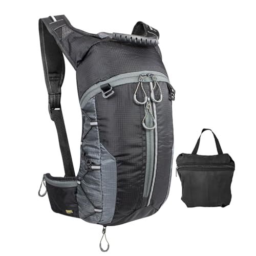 GORIX(ゴリックス) バックパック 軽量 折りたたみ 防水撥水 (10L) リュック (AIRY) 自転車 ロードバイク メンズ レディース 携帯 コンパクト リュック スポーツ 多機能 蒸れにくい背中メッシュ ヘルメット掛け 旅行 ツー 8f2f62fb
