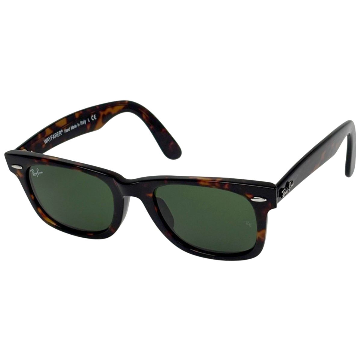 レイバン Ray-Ban ウェイファーラー サングラス デミ柄 アイウェア メンズ サングラス プラスチック ブラウン RB2140 レディース 【中古】