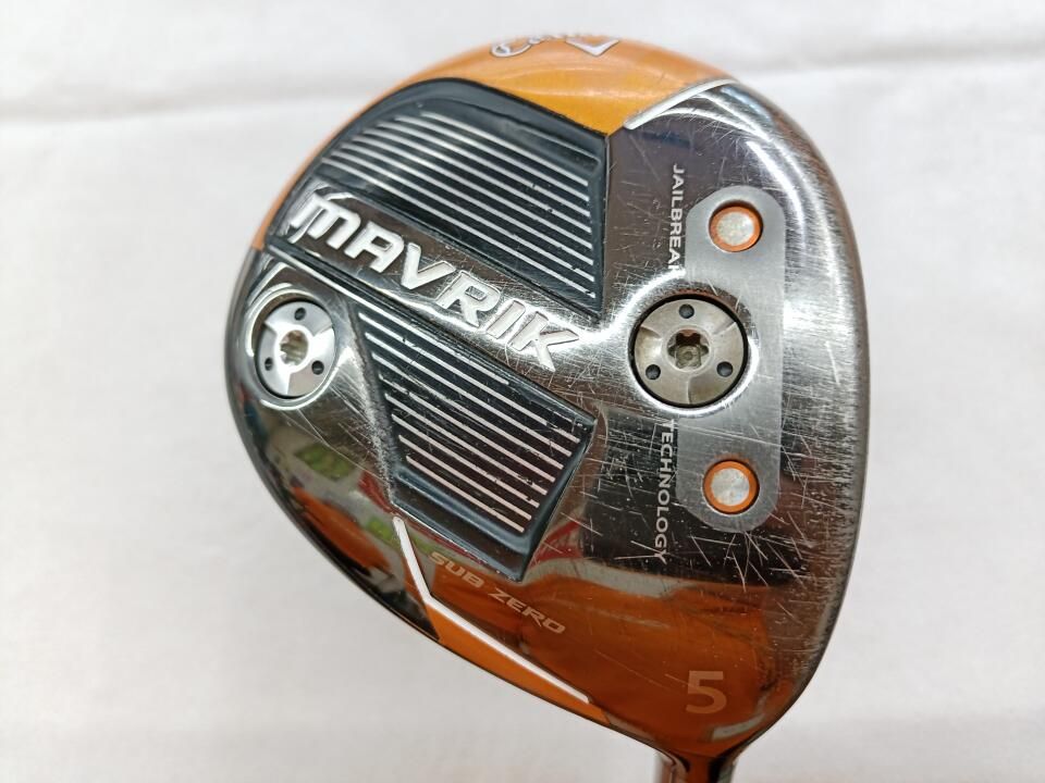 キャロウェイ　MAVRIK SUB ZERO　18度　Speeder EVOLUTION 6 FW60　Sフレックス　フェアウェイウッド　中古　ゴルフドゥ！福山王子店【最短即日発送】