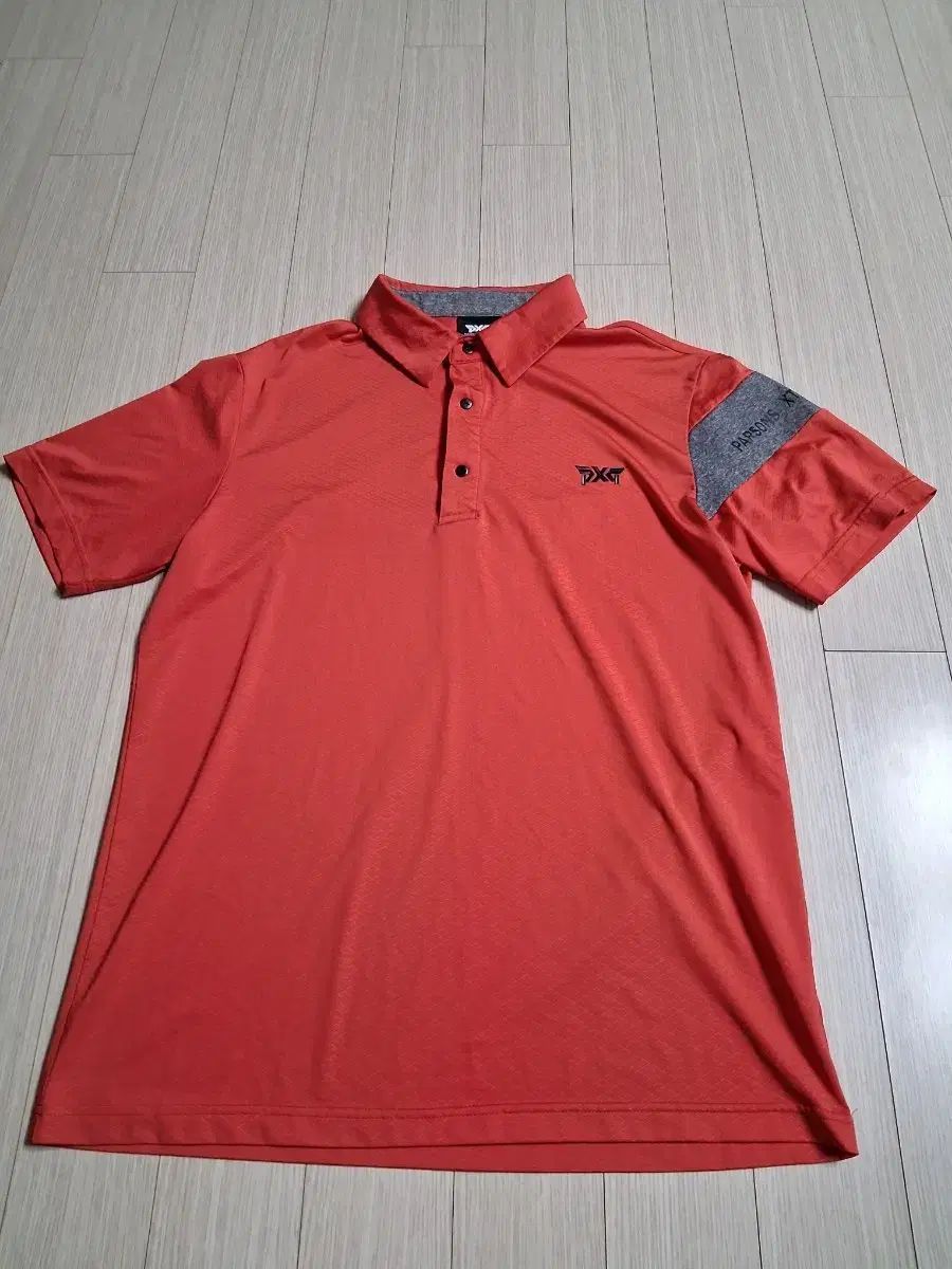 PXG ゴルフ 半袖 カラーTシャツ メンズ レッド