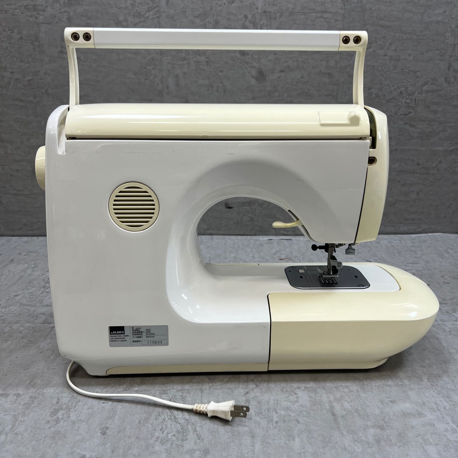 19K0271 45 JUKI/ジューキ 刺繍機付き コンピューターミシン new ALLOWNE 008N HZL-008N 中古 ジューキ コンピュータ刺繍ミシン アローネ HZL-008N 多種類ミシン糸