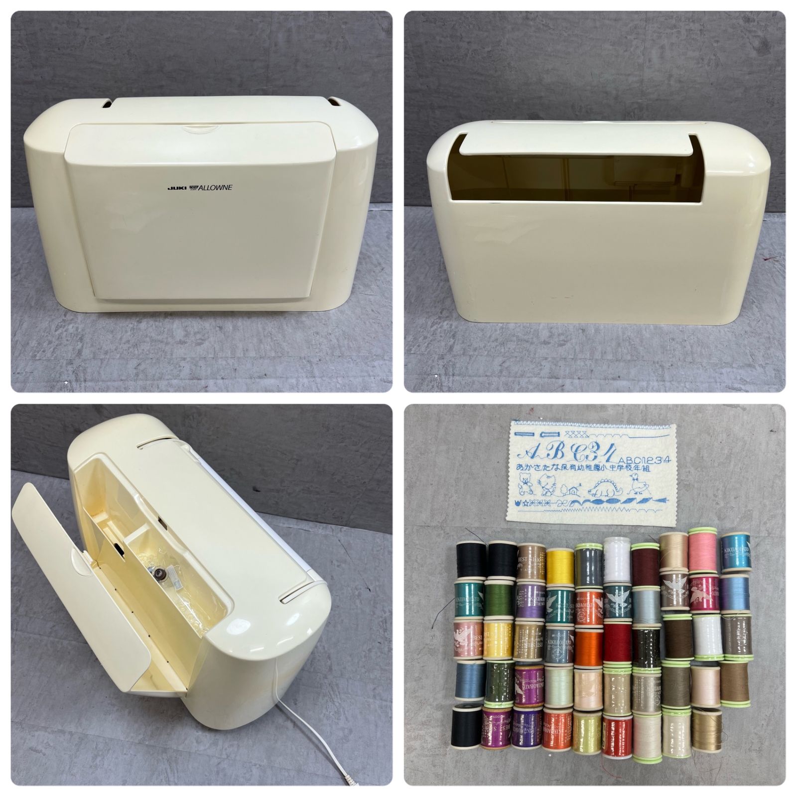 ジューキ コンピュータ刺繍ミシン アローネ HZL-008N 多種類ミシン糸 ジューキ コンピュータ刺繍ミシン アローネ HZL-008N 多種類ミシン糸