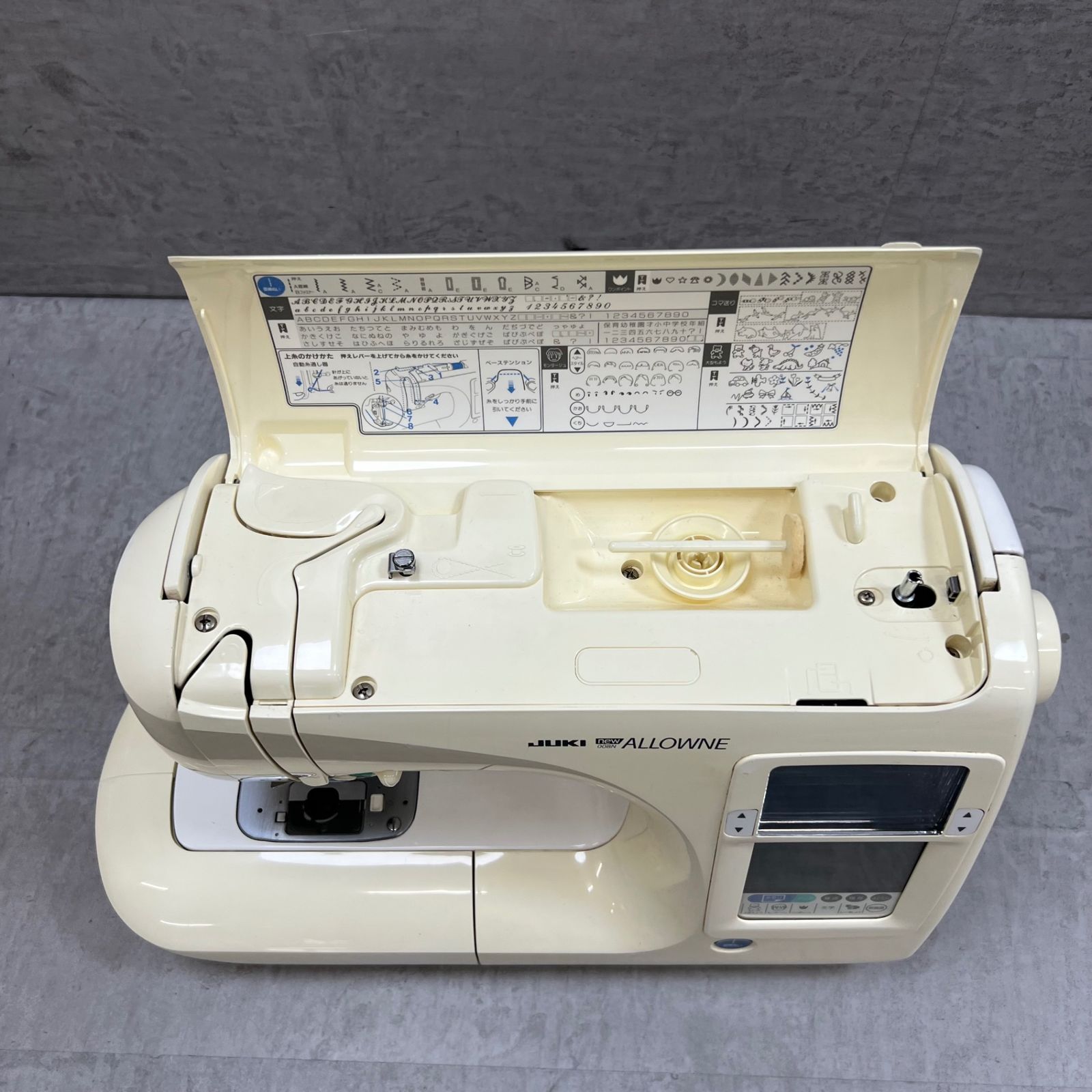 ジューキ コンピュータ刺繍ミシン アローネ HZL-008N 多種類ミシン糸 ジューキ コンピュータ刺繍ミシン アローネ HZL-008N 多種類ミシン糸