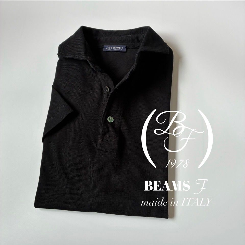 BEAMS F / イタリア製 コットンカノコ ポロ - メルカリ