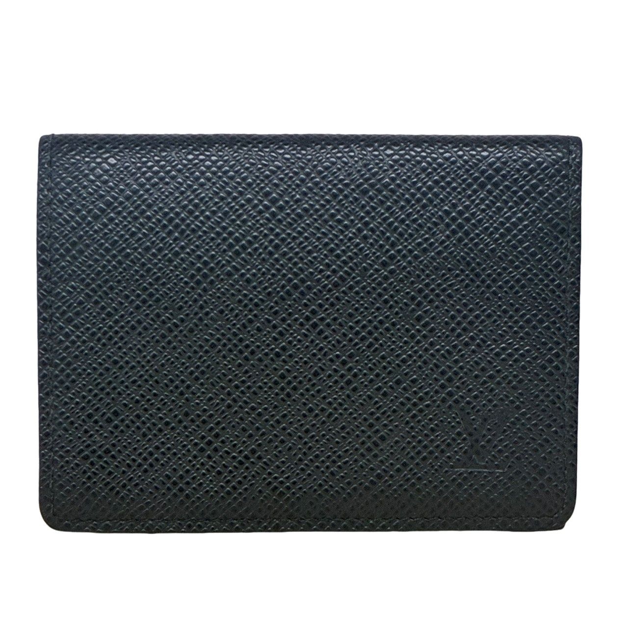 LOUIS VUITTON ルイヴィトン アンヴェロップ・カルト ドゥ ヴィジット M30922 アルドワーズ タイガ レザー カードケース メンズ 【中古】 12605R81