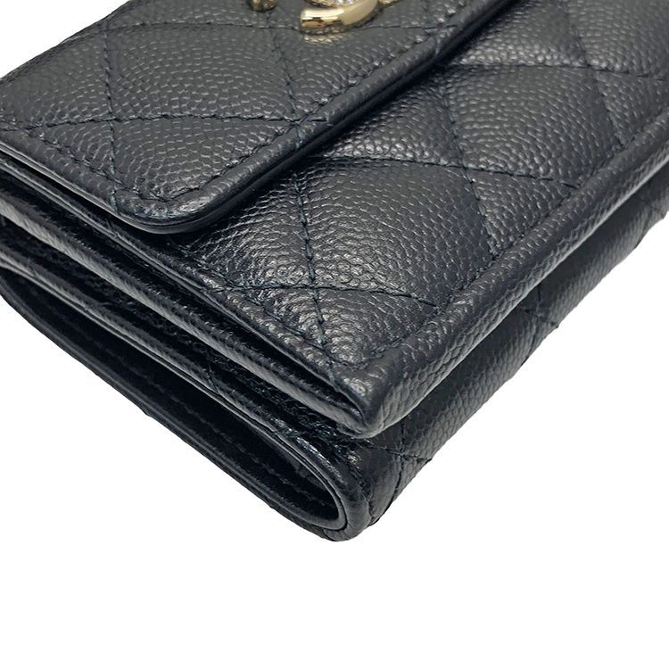 CHANEL シャネル 財布 マトラッセ コンパクト 三つ折り ココマーク CHANEL シャネル マトラッセ ココマーク ストーン スモール フラップ