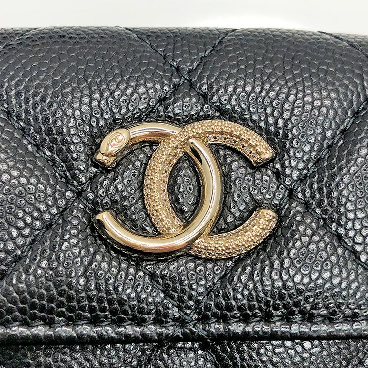 CHANEL シャネル マトラッセ ココマーク ストーン スモール フラップ