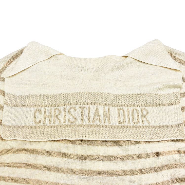 Christian Dior クリスチャンディオール セーラーカラー ボーダー