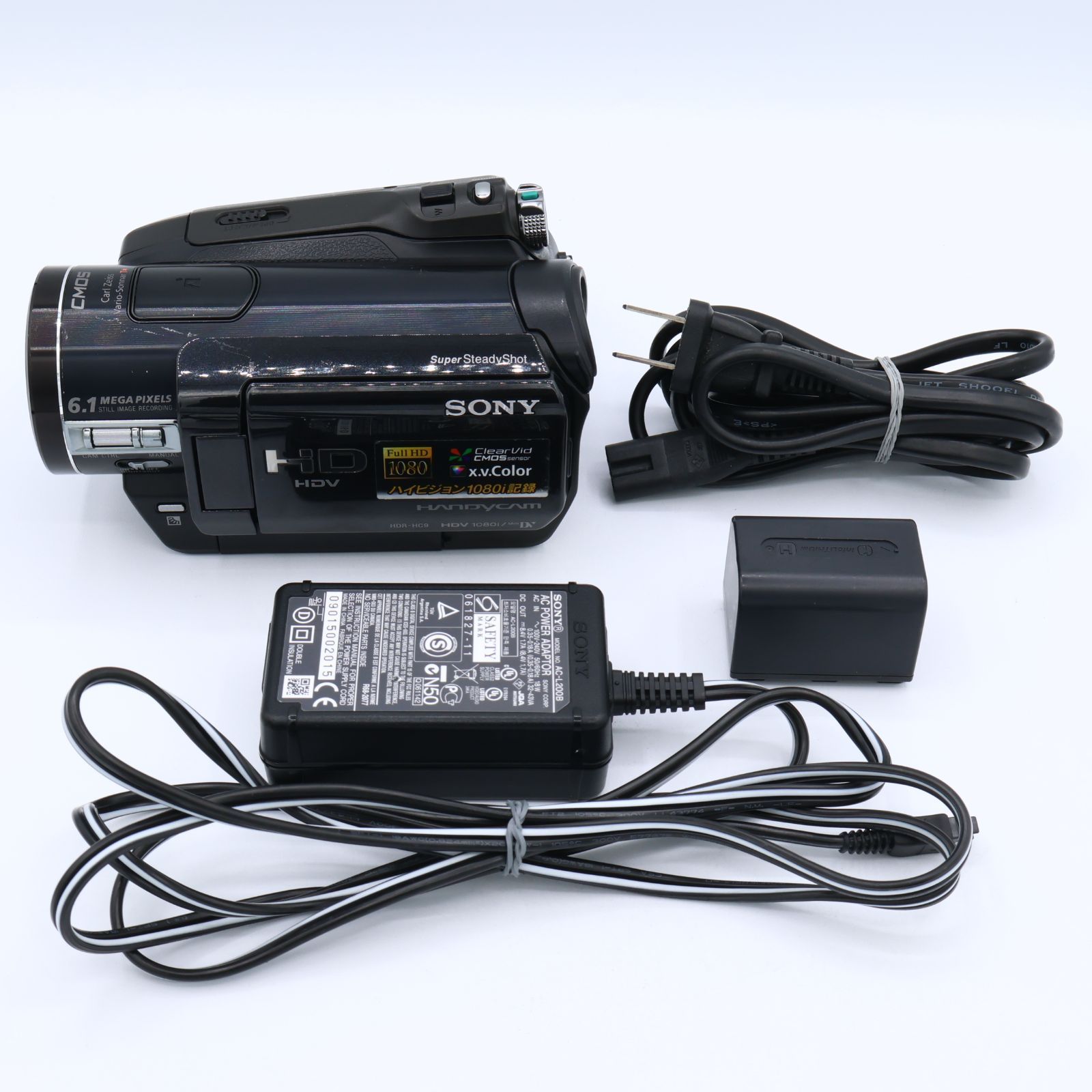SONY ソニー フルハイビジョンビデオカメラ Handycam (ハンディカム)HC9 ブラック HDR-HC9 #260603_21146
