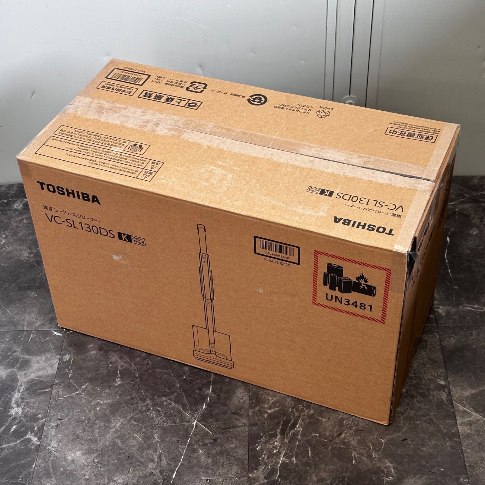 ♪送料込！未使用 TOSHIBA VC-SL130DS(K) コードレスクリーナー 掃除機 元箱付