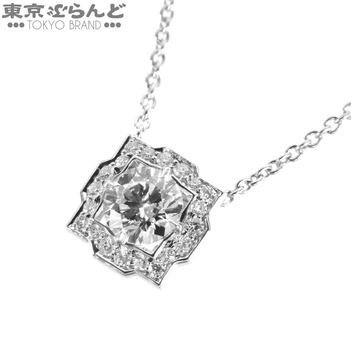 ハリーウィンストン HARRY WINSTON ベル・ペンダント PIDPRD005BEL プラチナ Pt950 ダイヤモンド 0.53ct E VS2 3EX ネックレス レディース 仕上済 101849367