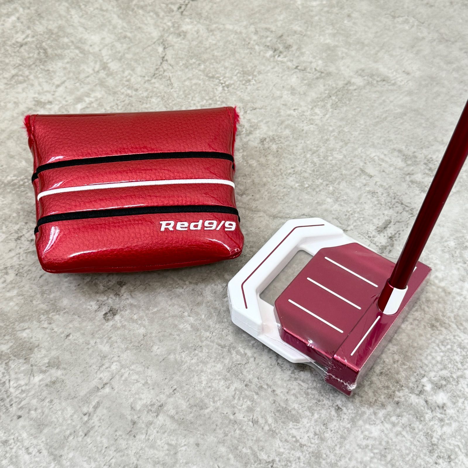 ☆新品未使用☆キャスコ(Kasco) パター Red9/9 Whiteback WB-012 ワイドボックスタイプ 34インチ