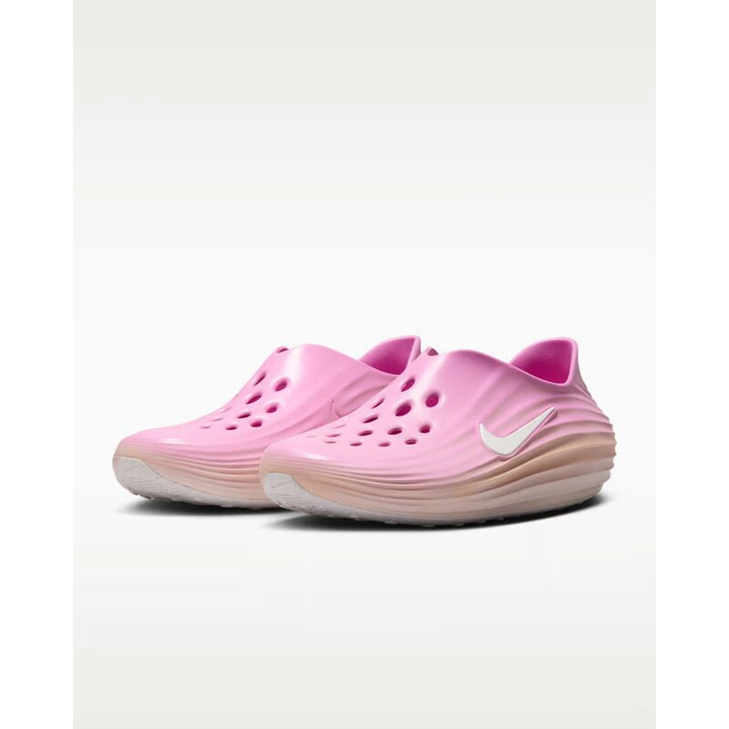 ナイキ レディースシューズ クロッグ サンダル NIKE リアクトX リジュビネイト 女性 スリッポン リカバリーシューズ スニーカー 快適 疲労軽減 歩きやすい スポーツスタイル 靴 ピンク 普段履き くつ/HV5062-103