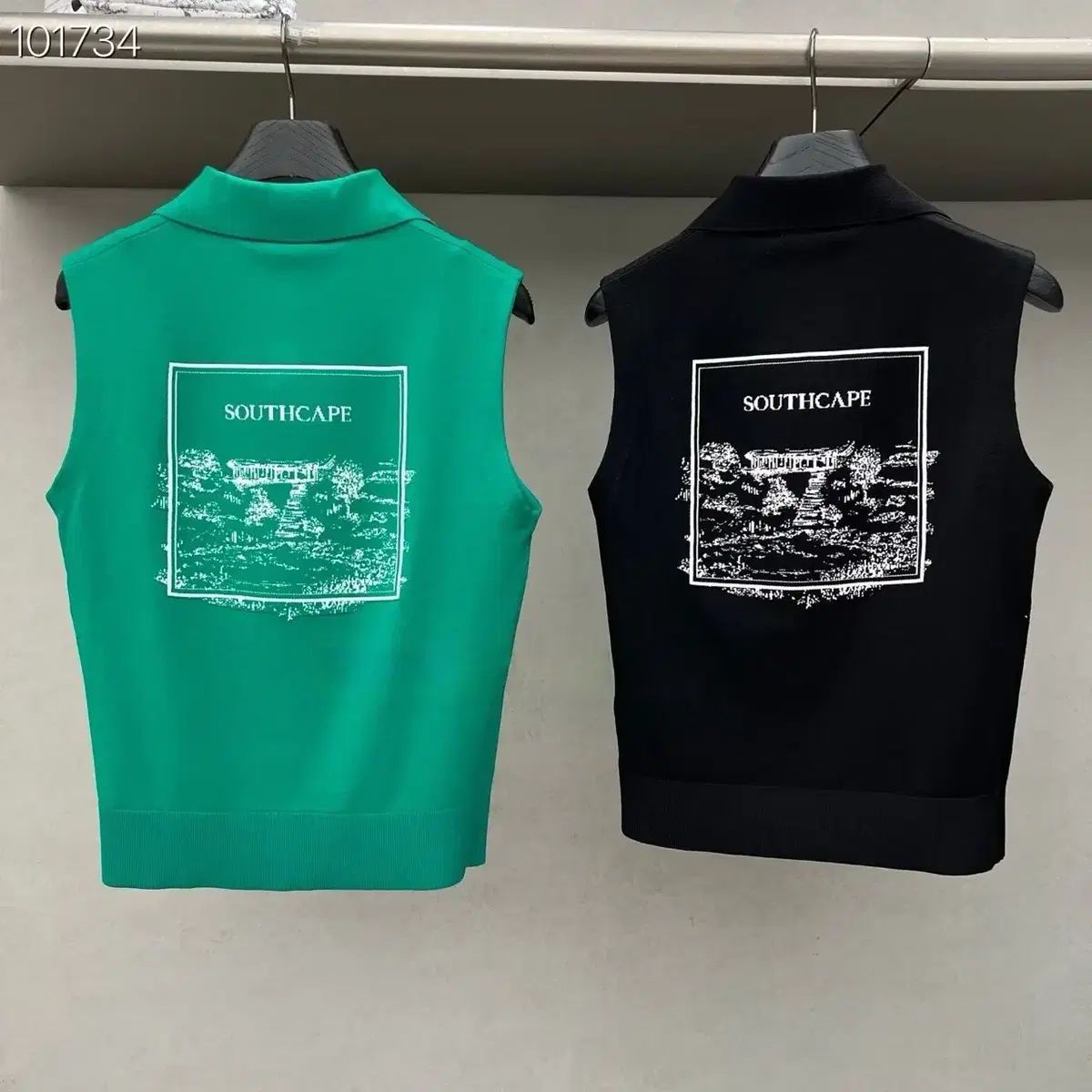 SOUTH CAPE ヘリテイジ ニット スリーブレス