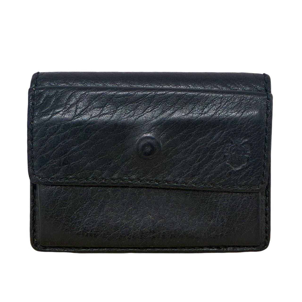 Felisi フェリージ 三つ折り財布 ブラック 本革 レザー メンズ 【中古】 12605K340