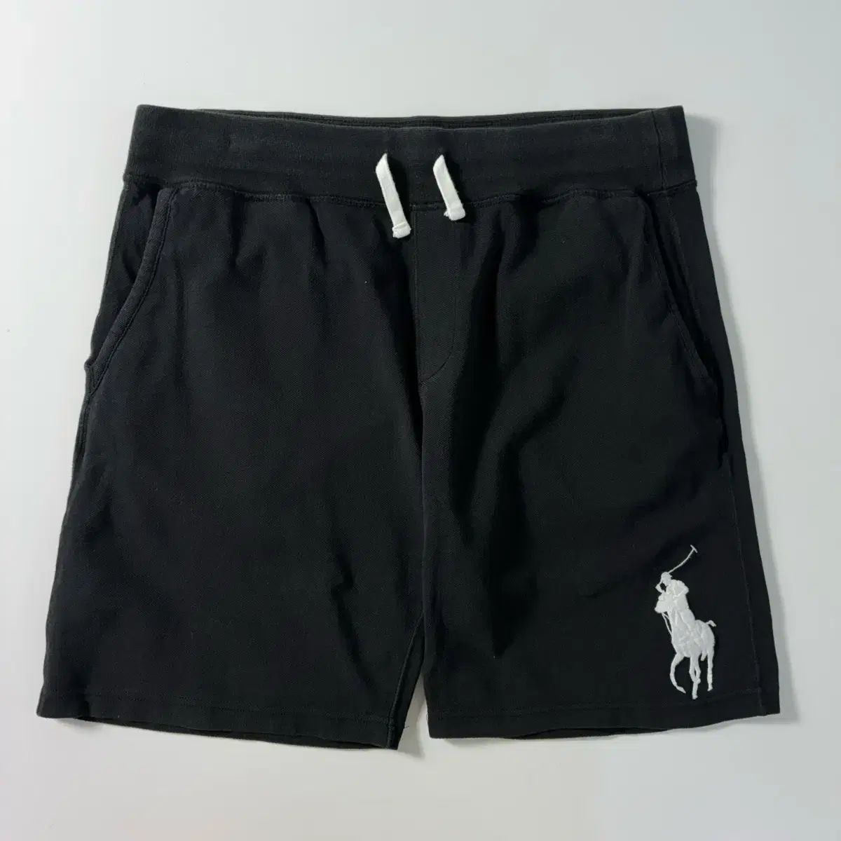 Polo ポロ ラルフローレン ビックポニー コットン ブラック ハーフパンツ
