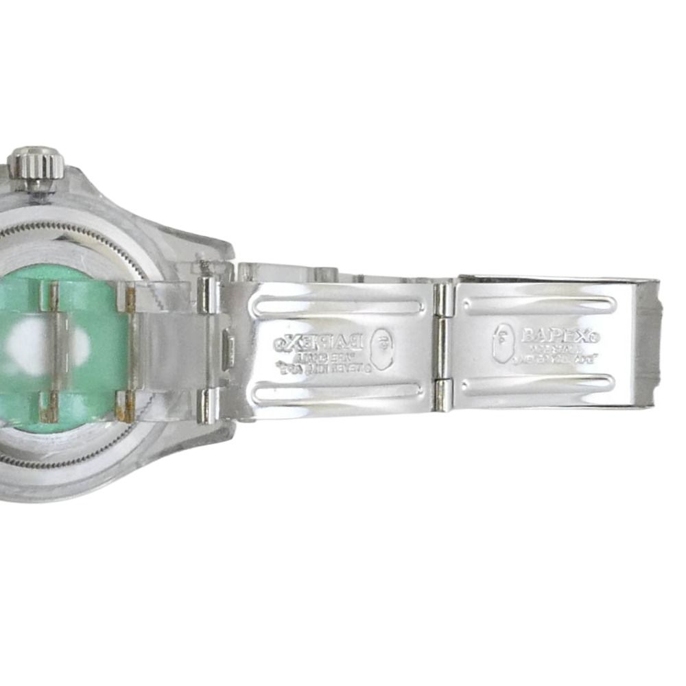 A BATHING APE アベイシングエイプ BAPEX CLEAR WATCH ベイペックス