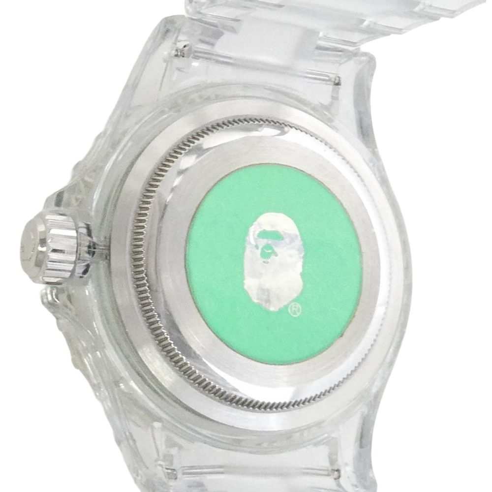 A BATHING APE アベイシングエイプ BAPEX CLEAR WATCH ベイペックス