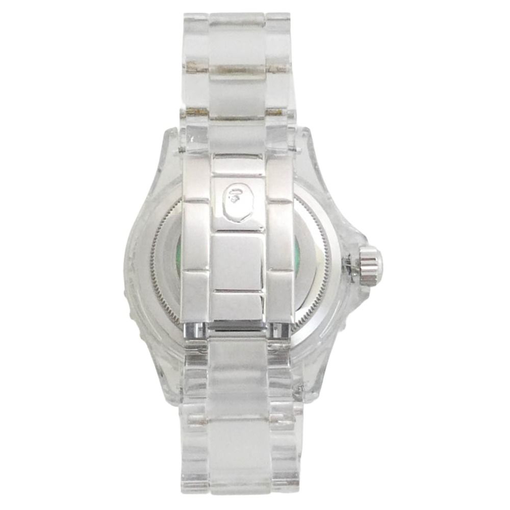 A BATHING APE アベイシングエイプ BAPEX CLEAR WATCH ベイペックス