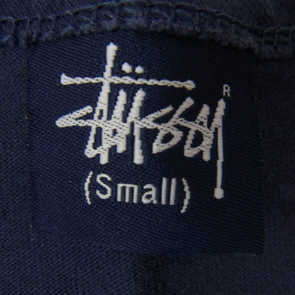 STUSSY ステューシー 00s S ロゴ プリント タンクトップ ネイビー系 S