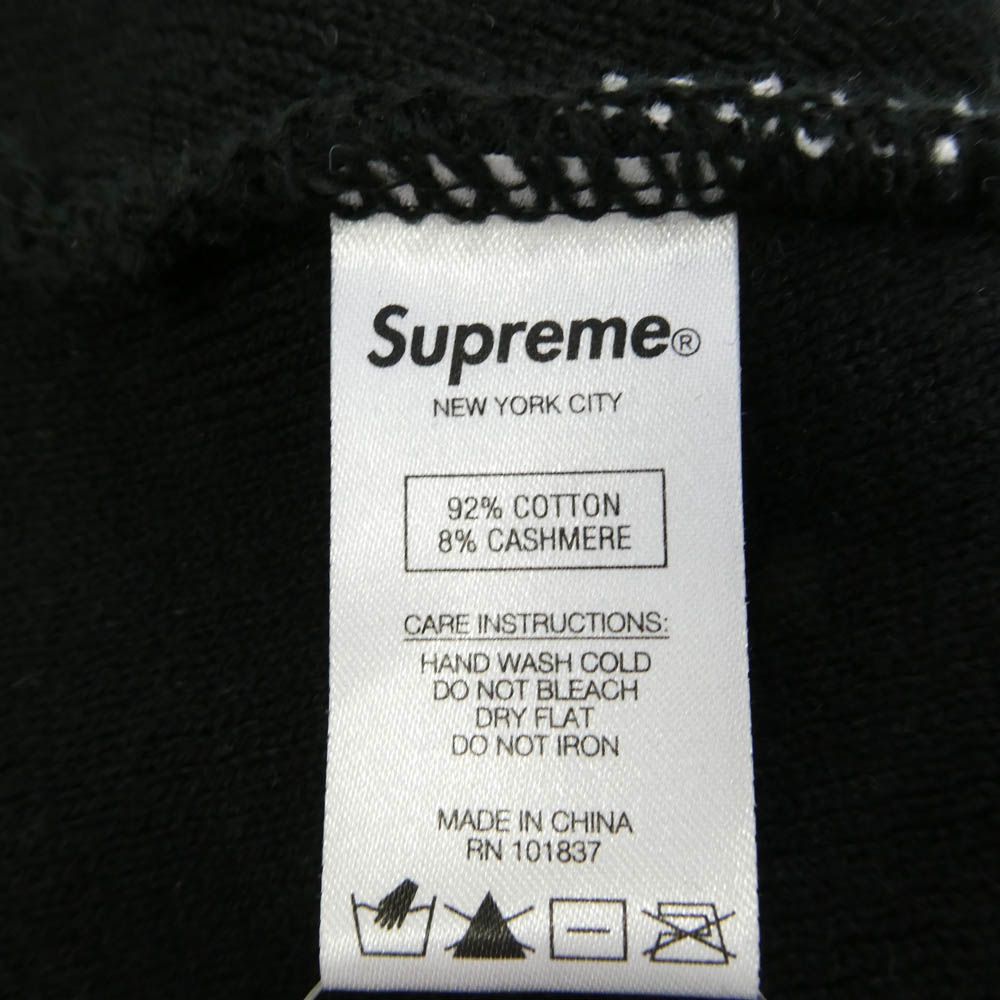 Supreme シュプリーム 19AW Big Logo Beanie カシミヤ混 ビッグ ロゴ