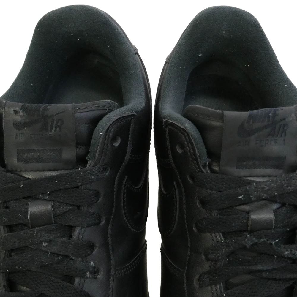 Supreme シュプリーム CU9225-001 × Nike Air Force 1 Low Black