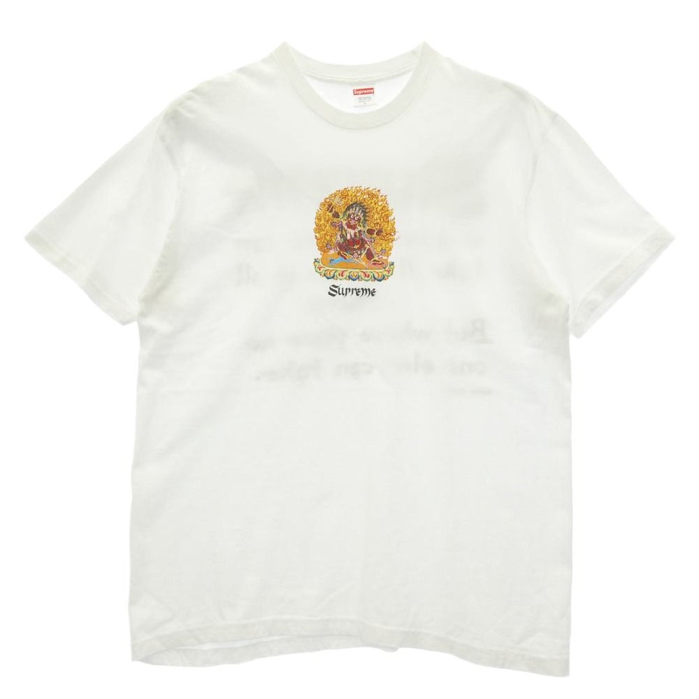 Supreme シュプリーム 22SS Person tee パーソン フロント バック プリント Tシャツ 半袖 カットソー ホワイト系 L【中古】 7,708円