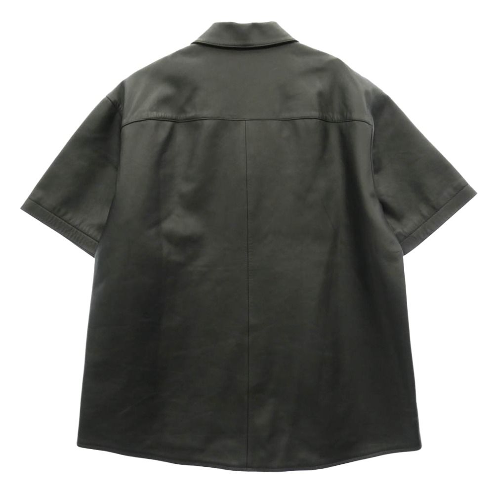 Supreme シュプリーム 23AW S/S Leather Work Shirt レザー 半袖