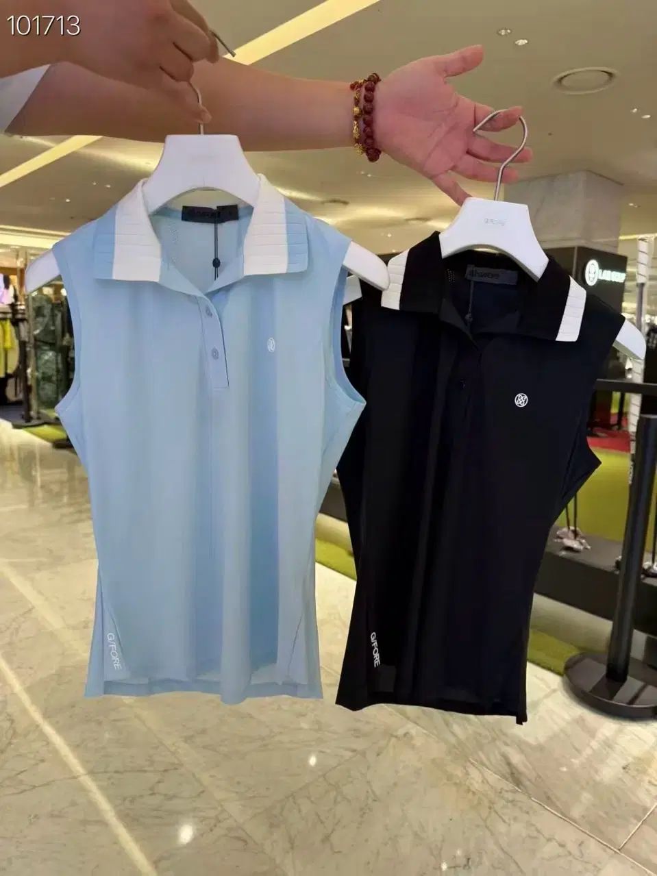 G FORE(ジーフォア) レディース ノースリーブ ポロ Tシャツ